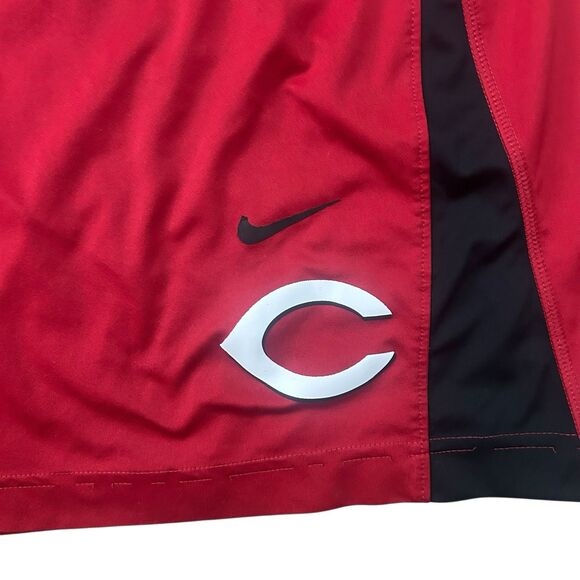 Nike Cincinnati Reds MLB Performance Shorts Mens XXL Dri-Fit Team Red Black - Picture 2 of 16